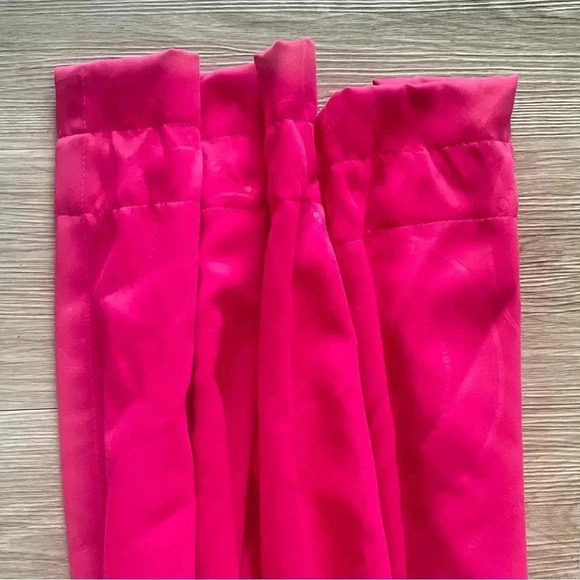 SET OF 2 CURTAIN PANELS HOT PINK FOR YOUR HOME - Picture 2 of 4